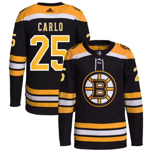 Brandon Carlo Boston Bruins adidas Home Primegreen Authentic Pro Jersey - Black