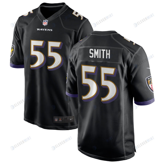 Baltimore Ravens Za'Darius Smith 55 Alternate Game Jersey - Black Jersey