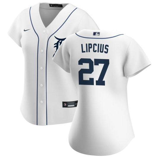 Andre Lipcius Detroit Tigers Nike Women's Home Replica Jersey - White