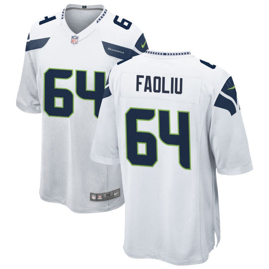 Austin Faoliu Seattle Seahawks Nike Game Jersey - White