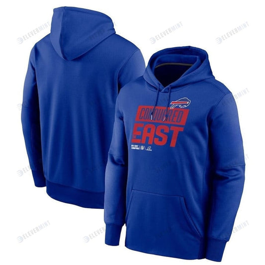 Buffalo Bills 2022 AFC East Division Champions Locker Room Trophy Collection Pullover Hoodie - Royal