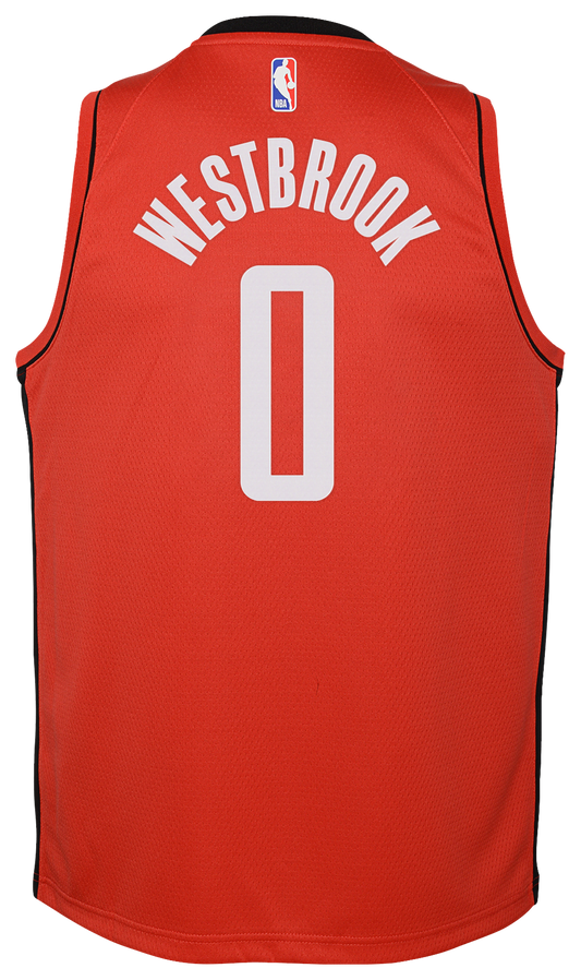 Boys' Grade School Westbrook Russell Nike Rockets Swingman Jersey - Red