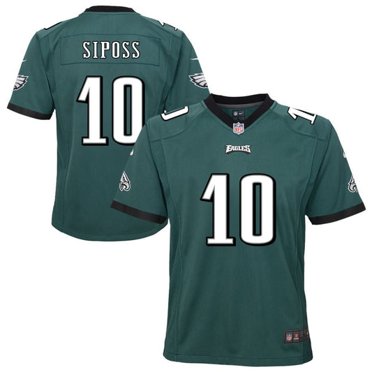 Arryn Siposs Philadelphia Eagles Nike Youth Team Game Jersey - Midnight Green