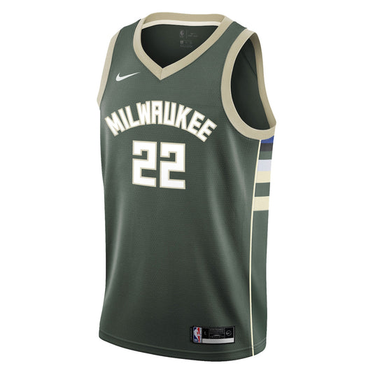 Boys' Grade School Khris Middleton Nike Bucks Swingman Jersey - Green