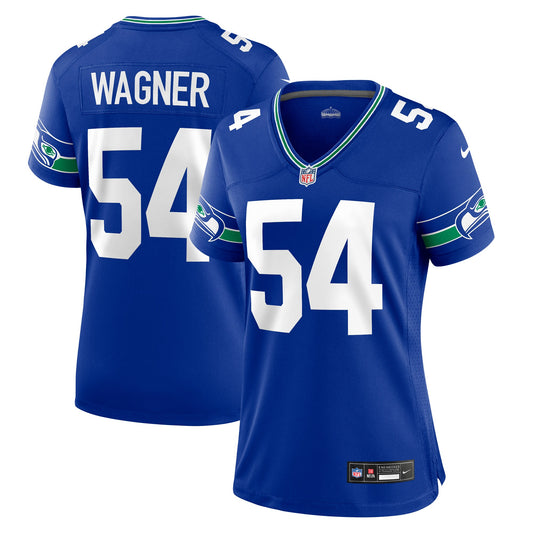 Bobby Wagner Seattle Seahawks Nike Women's Throwback Player Game Jersey - Royal