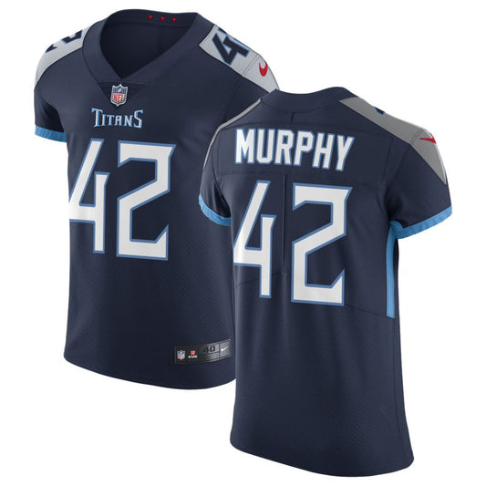 Caleb Murphy Tennessee Titans Nike Vapor Untouchable Elite Jersey - Navy