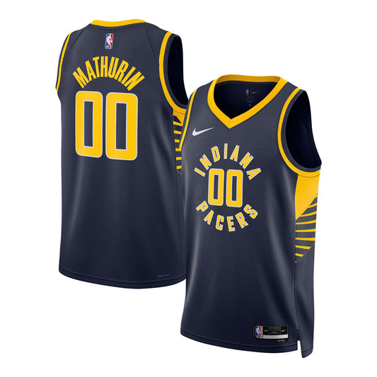 Bennedict Mathurin Indiana Pacers Nike Unisex Swingman Jersey - Association Edition - Navy