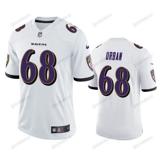 Baltimore Ravens Brent Urban 68 White Vapor Limited Jersey