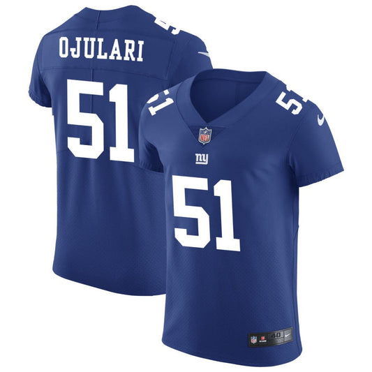 Azeez Ojulari New York Giants Nike Vapor Untouchable Elite Jersey - Royal