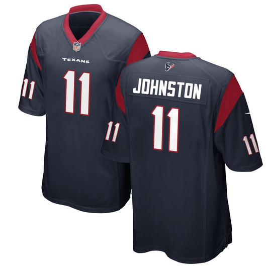 Cameron Johnston Houston Texans Nike Game Jersey - Navy