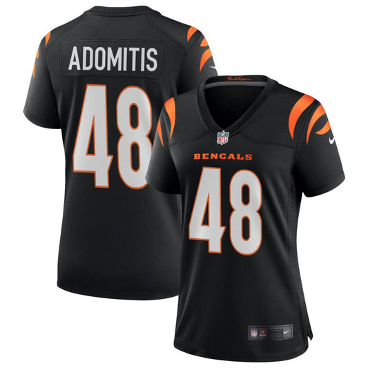 Cal Adomitis Cincinnati Bengals Nike Women's Game Jersey - Black