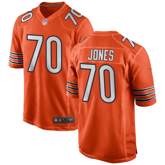 Braxton Jones Chicago Bears Nike Alternate Game Jersey - Orange