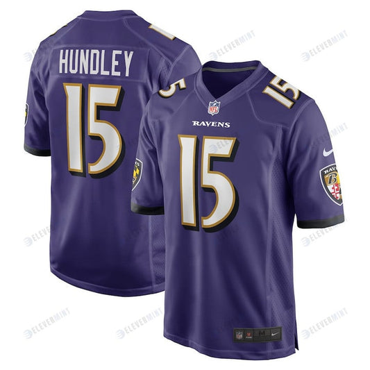 Brett Hundley Baltimore Ravens Player Game Jersey - Purple