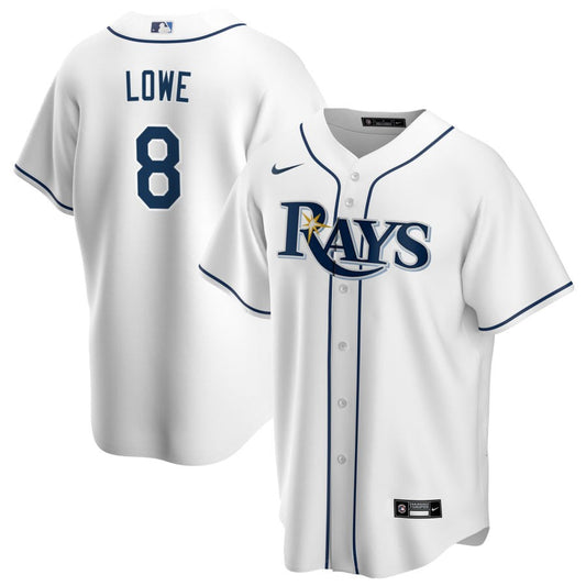 Brandon Lowe Tampa Bay Rays Nike Home Replica Jersey - White