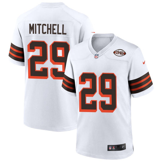 Cameron Mitchell Cleveland Browns Nike 1946 Collection Alternate Jersey - White