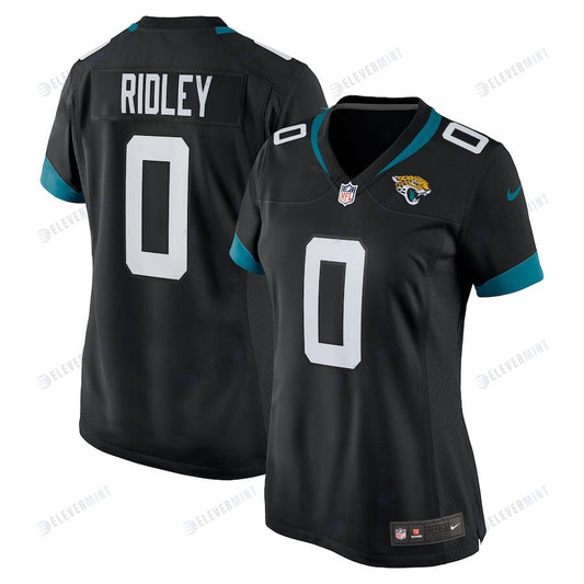 Calvin Ridley 0 Jacksonville Jaguars Women's Game Jersey - Black