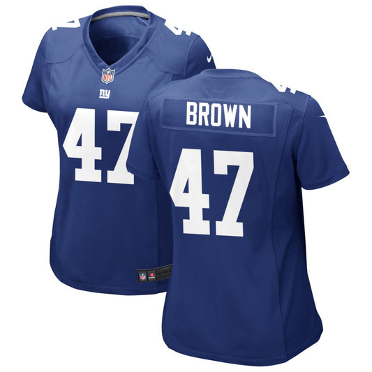 Cam Brown New York Giants Nike Women's Jersey - Royal