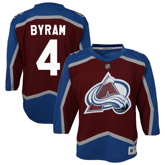 Bowen Byram Colorado Avalanche Youth Home Replica Jersey - Burgundy