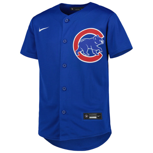 Boys' Grade School Seiya Suzuki Nike Cubs Alternate Replica Jersey - Blue