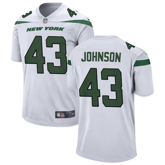 Caleb Johnson New York Jets Nike Youth Game Jersey - White